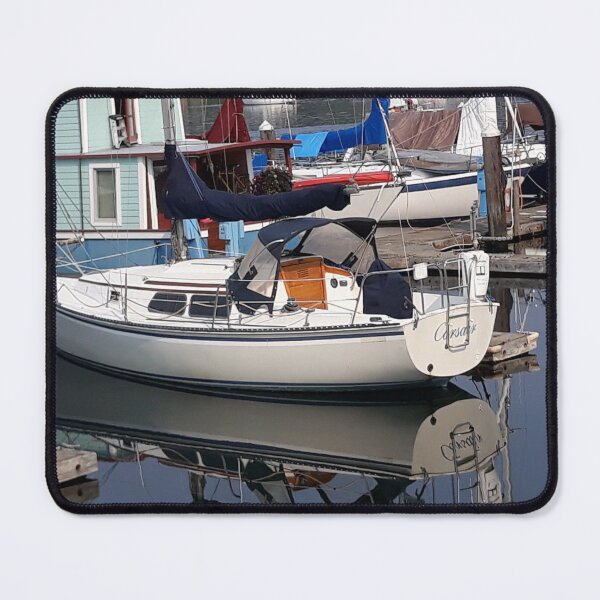 Item preview, Tom Stanley Janca Port Of Olympia Marina With Sailboat. designed and sold by Tom Janca.