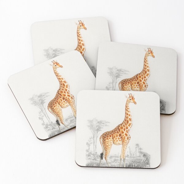 Item preview, Giraffe (Giraffa camelopardalis) illustration designed and sold by Nikiolilalala.