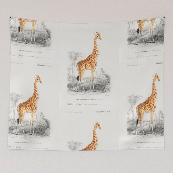 Item preview, Giraffe (Giraffa camelopardalis) illustration designed and sold by Nikiolilalala.