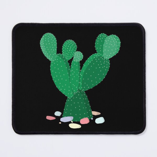 Item preview, Bunny Ear Cactus (Opuntia Microdasys) With Sea Stones designed and sold by On-The-Roof.