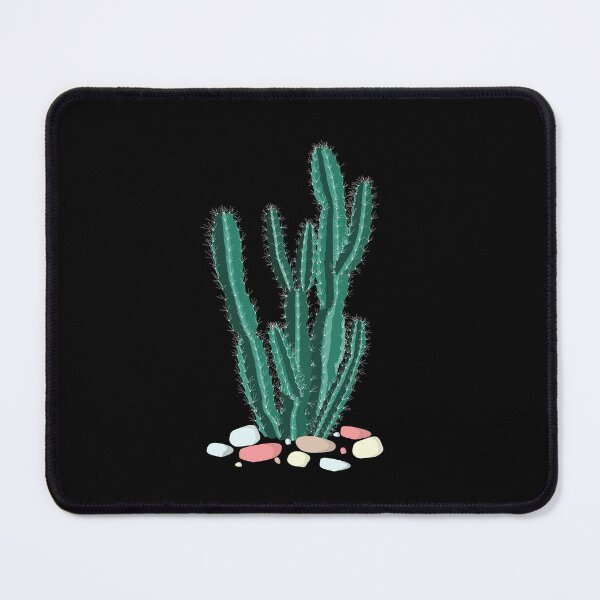 Item preview, Cereus Peruvianus Illutration With Sea Pastel Stones designed and sold by On-The-Roof.