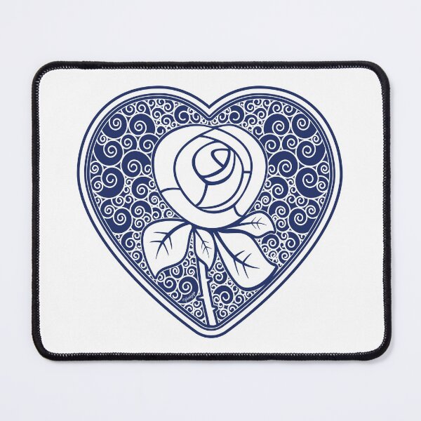 Item preview, LOVE HEART (Rose) - White designed and sold by ifourdezign.