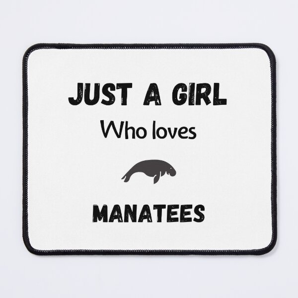 Item preview, Just a girl who loves manatees designed and sold by ABcreating.