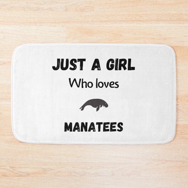 Item preview, Just a girl who loves manatees designed and sold by ABcreating.