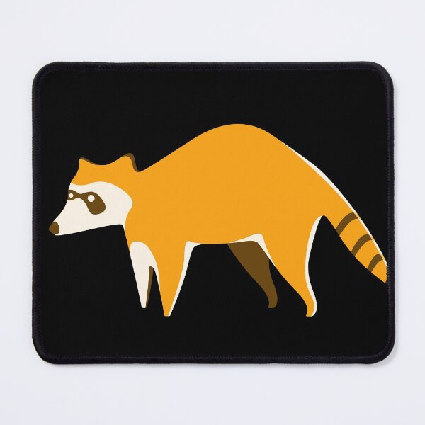Item preview, The Imaginary Space Orange Porcelain Raccoon designed and sold by On-The-Roof.