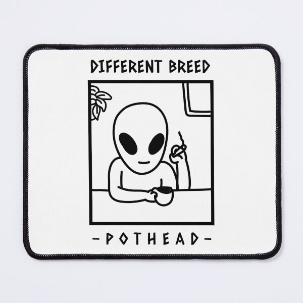 Item preview, Different Breed Alien Pothead (White) designed and sold by HigherMartians.
