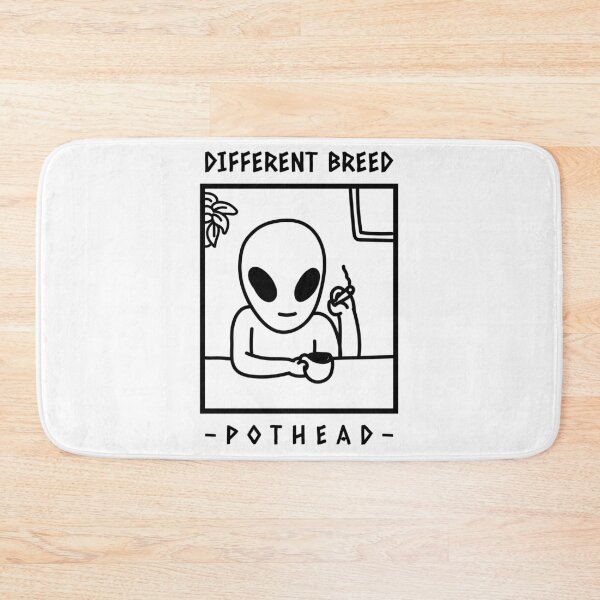 Item preview, Different Breed Alien Pothead (White) designed and sold by HigherMartians.