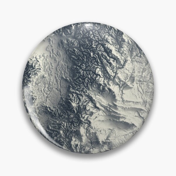 Item preview, Washington State Relief Map 3D digitally-rendered designed and sold by ThinkAboutMaps.