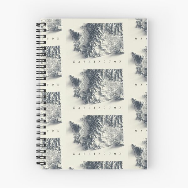 Item preview, Washington State Relief Map 3D digitally-rendered designed and sold by ThinkAboutMaps.