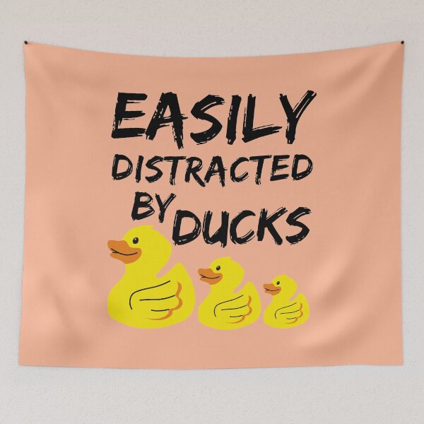 Item preview, Easily Distracted By Ducks In A Row designed and sold by thecooltable.