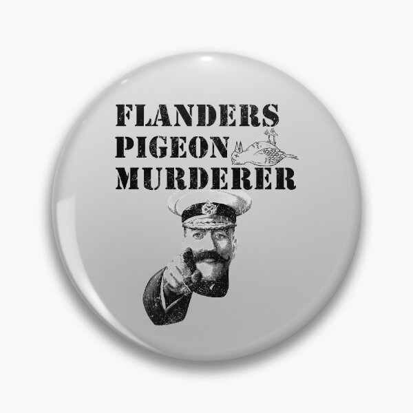 Item preview, Flanders Pigeon Murderer - Vintage Worn Design designed and sold by risible.