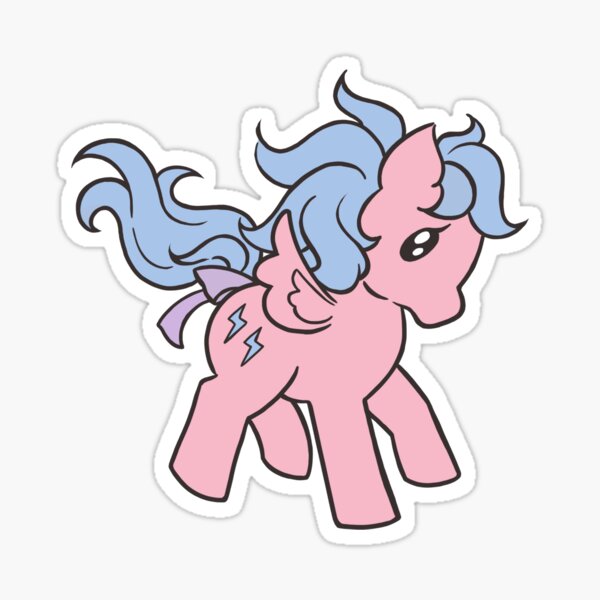 My Little Pony G1 Firefly Sticker