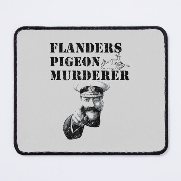 Item preview, Flanders Pigeon Murderer - Vintage Worn Design designed and sold by risible.