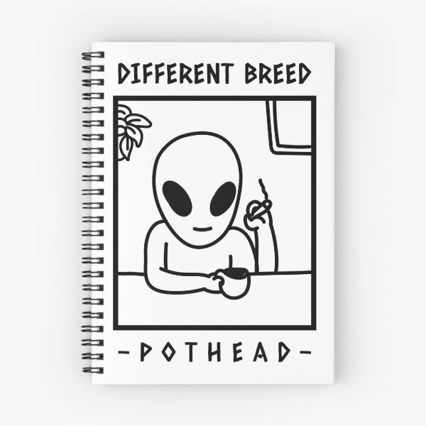 Item preview, Different Breed Alien Pothead (White) designed and sold by HigherMartians.