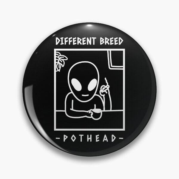 Item preview, Different Breed Alien Pothead (Black) designed and sold by HigherMartians.