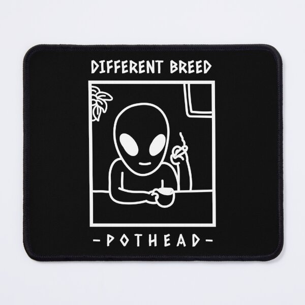 Item preview, Different Breed Alien Pothead (Black) designed and sold by HigherMartians.