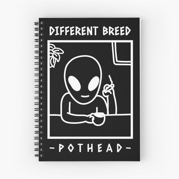 Item preview, Different Breed Alien Pothead (Black) designed and sold by HigherMartians.