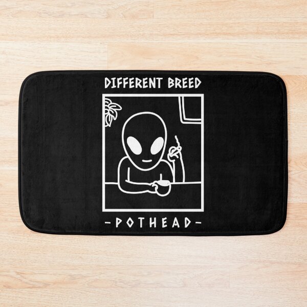 Item preview, Different Breed Alien Pothead (Black) designed and sold by HigherMartians.