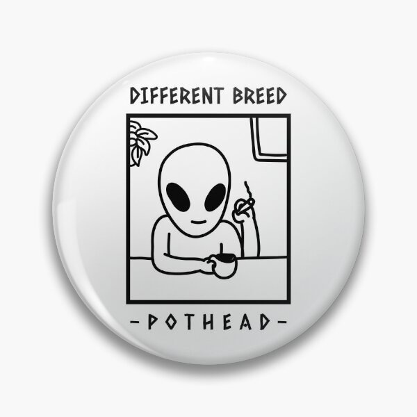 Item preview, Different Breed Alien Pothead (White) designed and sold by HigherMartians.