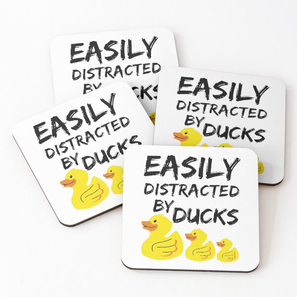 Item preview, Easily Distracted By Ducks In A Row designed and sold by thecooltable.