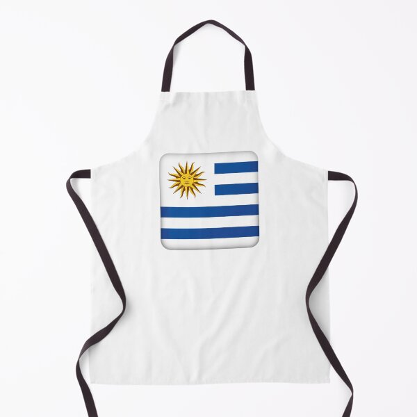 Item preview, Icon representing square button flag of Uruguay. Ideal for catalogs of institutional materials and geography designed and sold by LucianoCosmo.