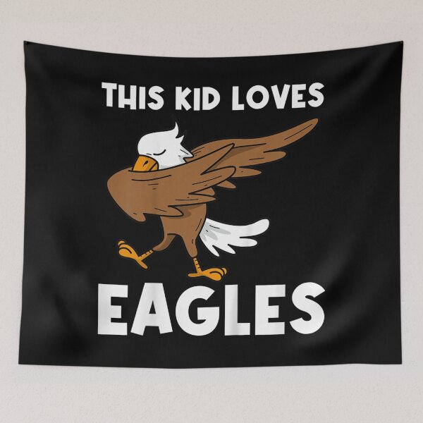 Item preview, Cool Eagle Kids Boys Dabbing Bald Flying Animal  designed and sold by GodivaShop.