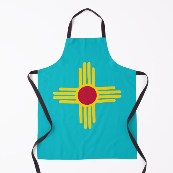 Item preview, New Mexico Flag in Turquoise designed and sold by Sun Dog Montana.