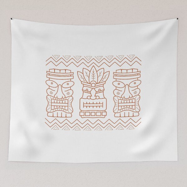 Item preview, Simple Tiki Hawaii Artwork designed and sold by TribesVibes.