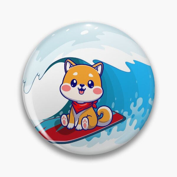 Item preview, Dog sitting on surfboard and enjoying surfing designed and sold by abhishekarts.