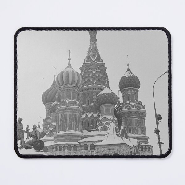 Item preview, Retro Snowy Kremlin designed and sold by Cryptodesignz.