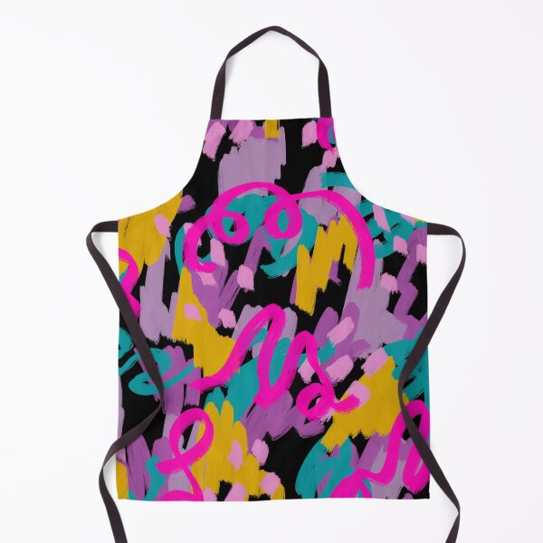 Item preview, Abstract artful scribbles neon eighties designed and sold by suzzincolour.
