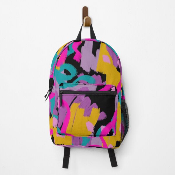 Item preview, Abstract artful scribbles neon eighties designed and sold by suzzincolour.