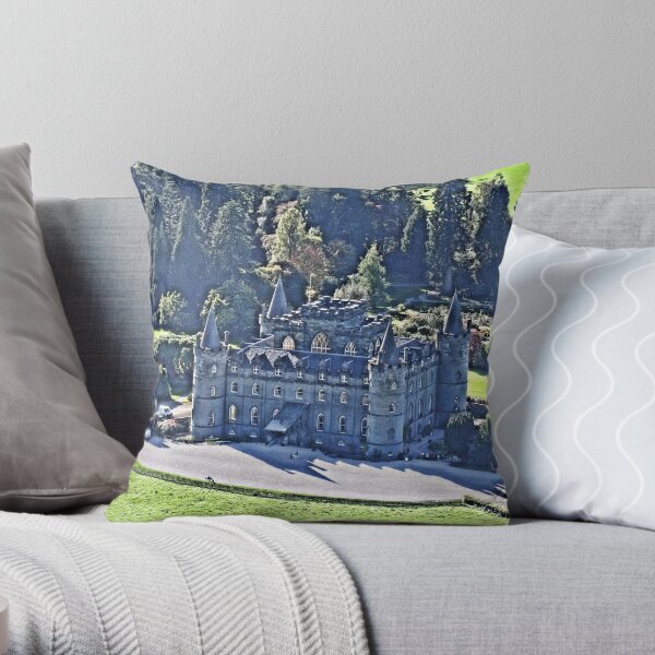 Inveraray Castle. Scotland. Throw Pillow