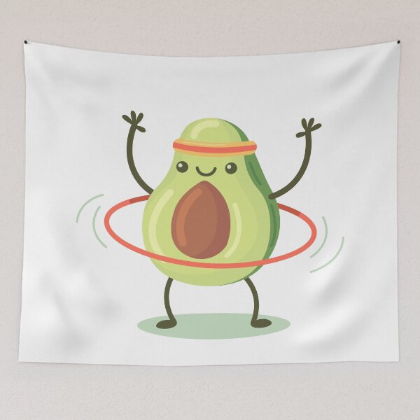 Item preview, Avocado Boy and Hulahoop designed and sold by hutamaAdi98.