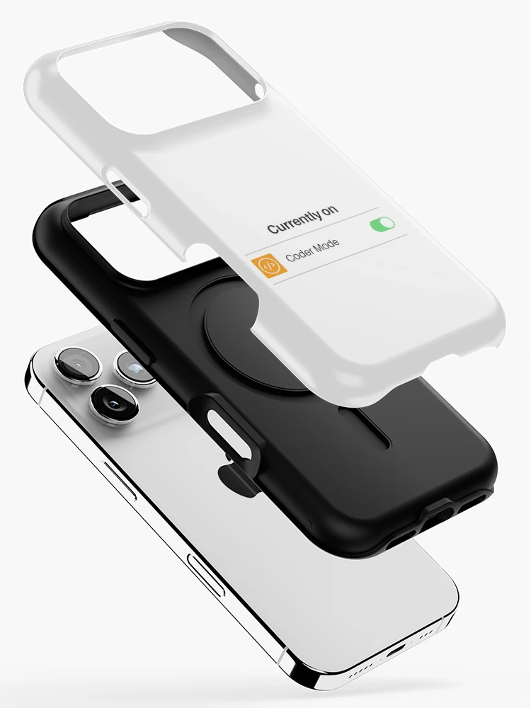 Thumbnail 2 of 4, iPhone Case, Coder Mode| Coding/Coder software engineer developer programmer geek coder STEM designed and sold by brinikki.