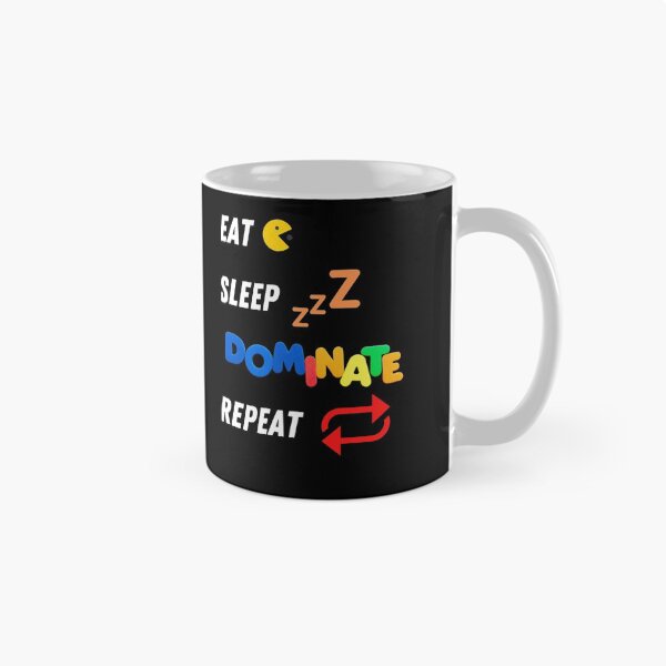 Item preview, Eat Sleep Dominate Repeat Graphic so Cute designed and sold by BibiPeeples.