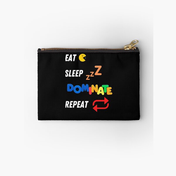 Item preview, Eat Sleep Dominate Repeat Graphic so Cute designed and sold by BibiPeeples.