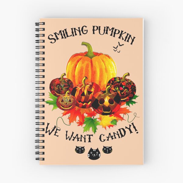 Item preview, Happy smiling pumpkins with black kittens designed and sold by Gothic Fantasy.