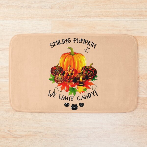 Item preview, Happy smiling pumpkins with black kittens designed and sold by Gothic Fantasy.