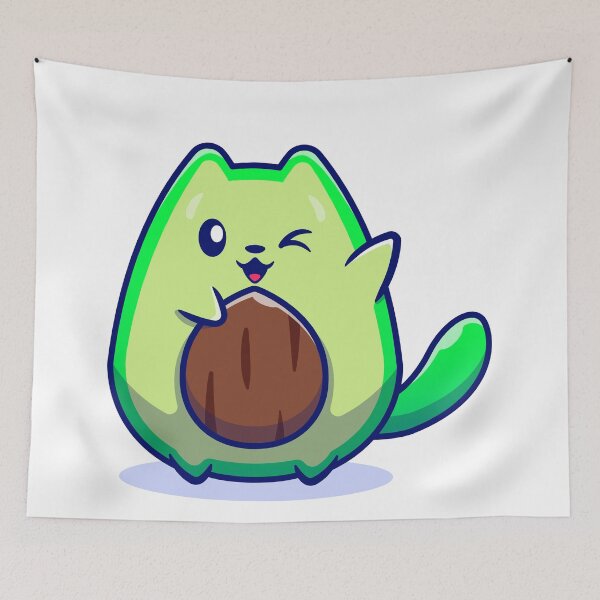 Item preview, MR Avocado Cat designed and sold by hutamaAdi98.