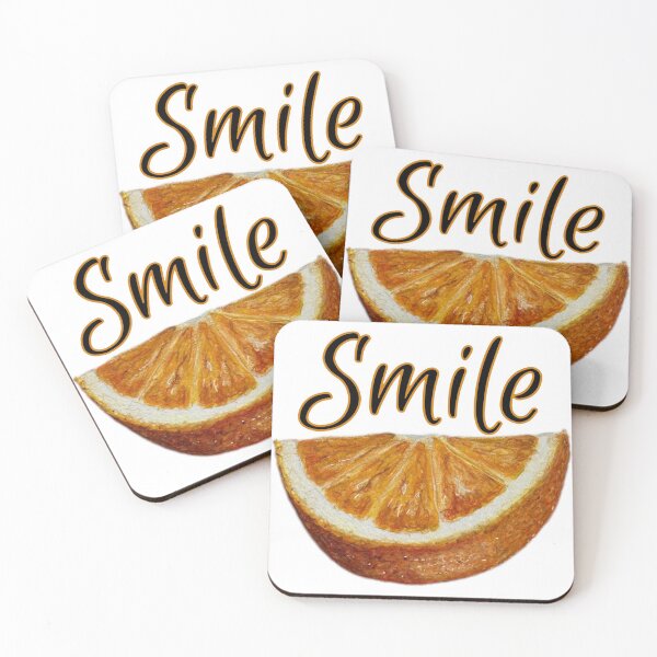 Item preview, Orange smile - fruit sticker - smile t-shirt designed and sold by NathBros.