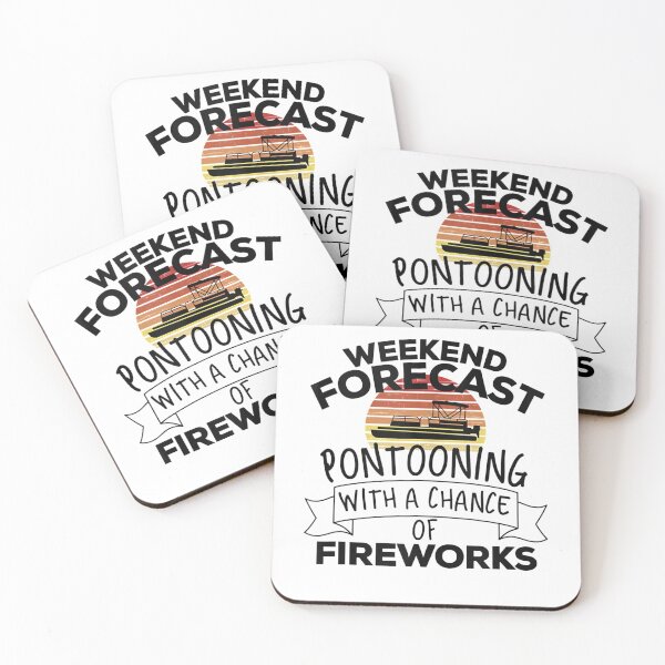 Item preview, Weekend Forecast Pontooning With A Chance Of Fireworks Tank Top designed and sold by GerdaShop.