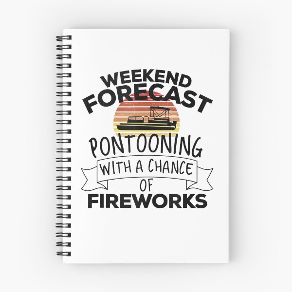 Item preview, Weekend Forecast Pontooning With A Chance Of Fireworks Tank Top designed and sold by GerdaShop.