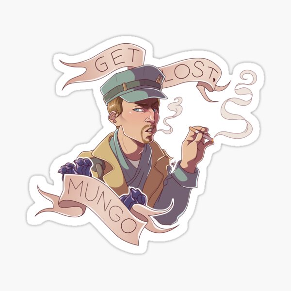 MacCready: GET LOST, MUNGO Sticker