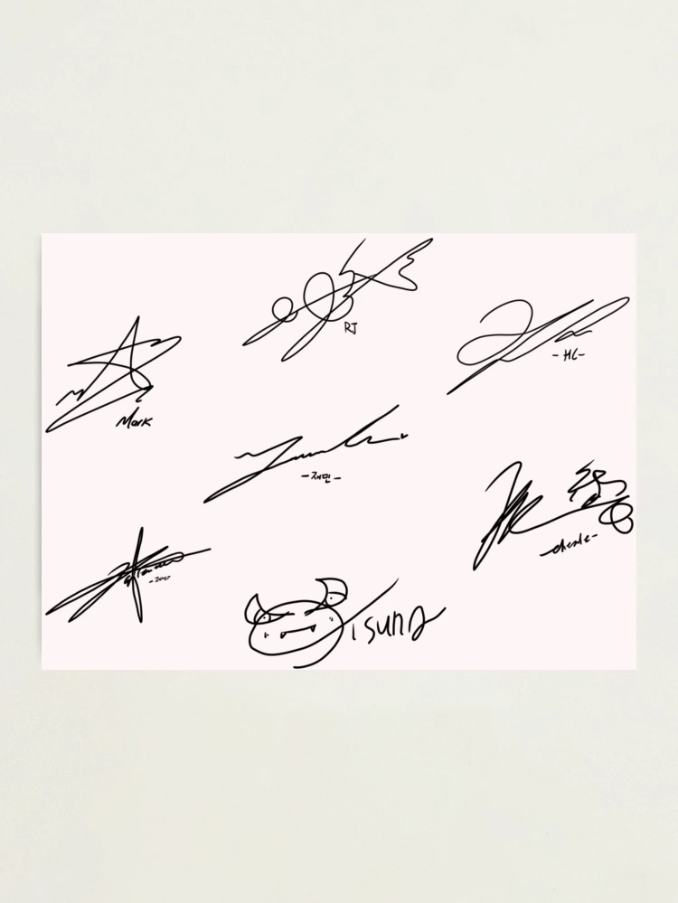 NCT DREAM 127 マーク　直筆サイン入りネームバッジ NCT DREAM 127 マーク 直筆サイン入りネームバッジ タレントグッズ