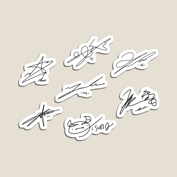 NCT DREAM signatures