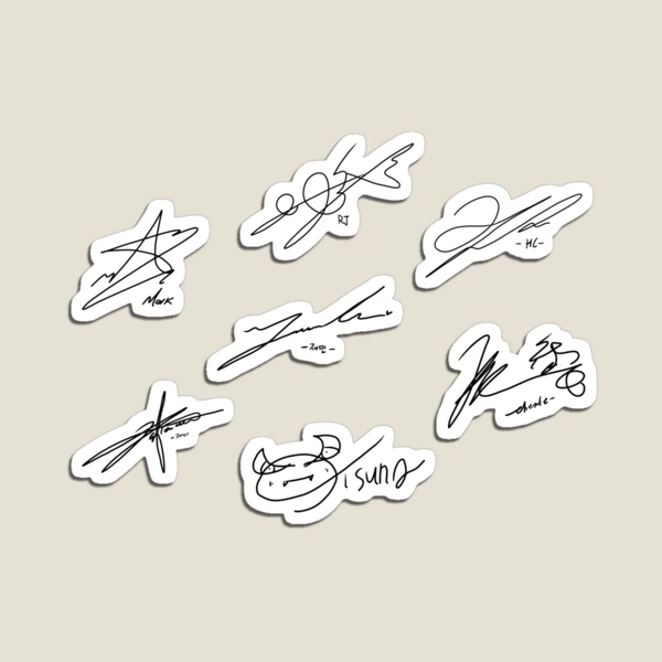 NCT DREAM signatures