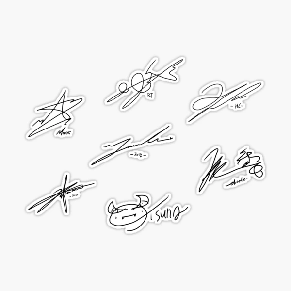 NCT 127 DREAM SMTOWN DDP OFFICIAL GOODS DIY ARTIST AUTOGRAPH