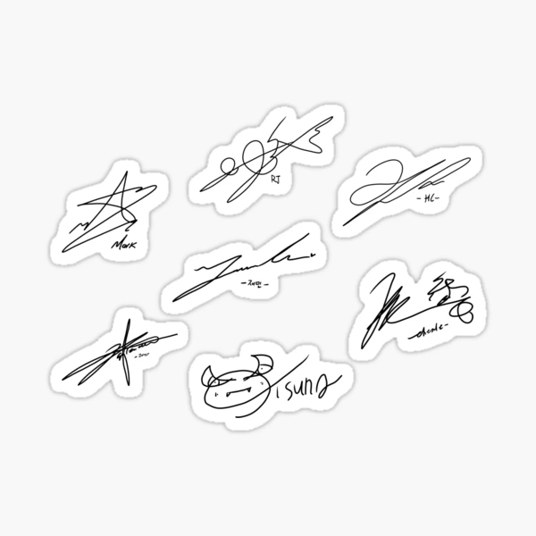 NCT DREAM-Signaturen | Sticker