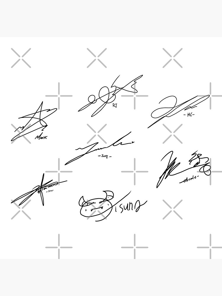 NCT DREAM signatures